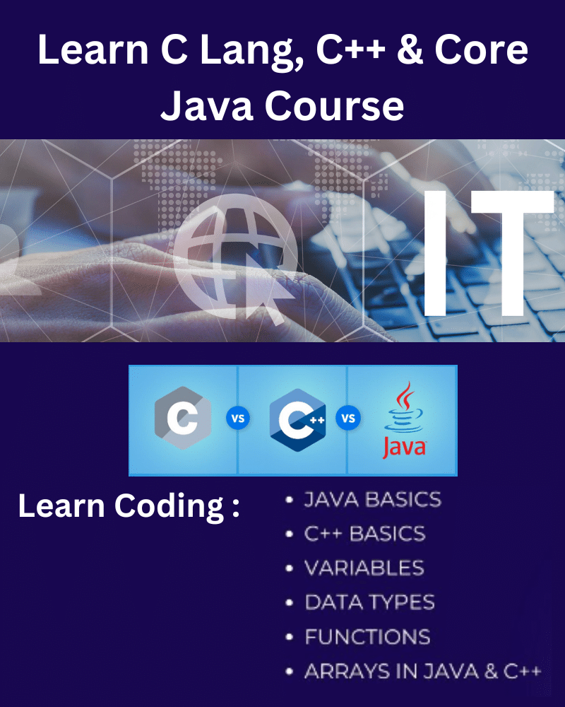 C, C++, and Java programming languages in ramamurthynagar