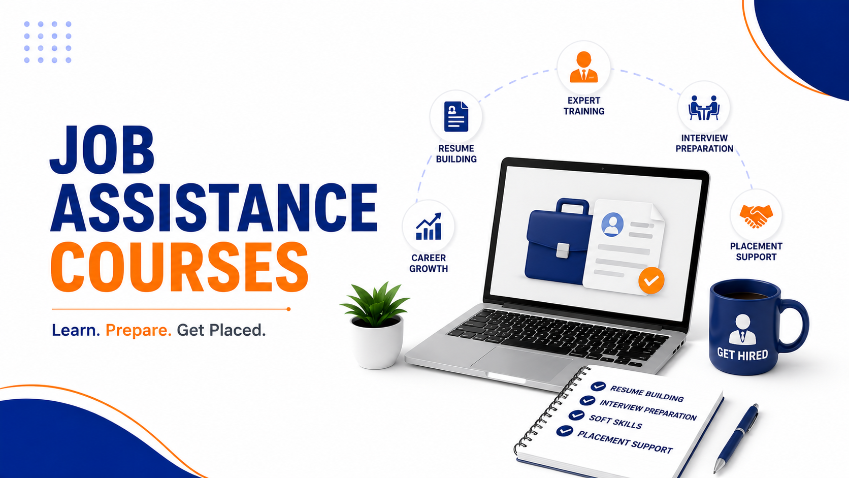 Get career-ready with resume building, interview preparation, aptitude training, soft skills development, and placement assistance to help you confidently secure your dream job.